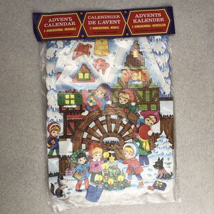 Vintage Advent Calendar 3D Movable Christmas Cat Children Denmark